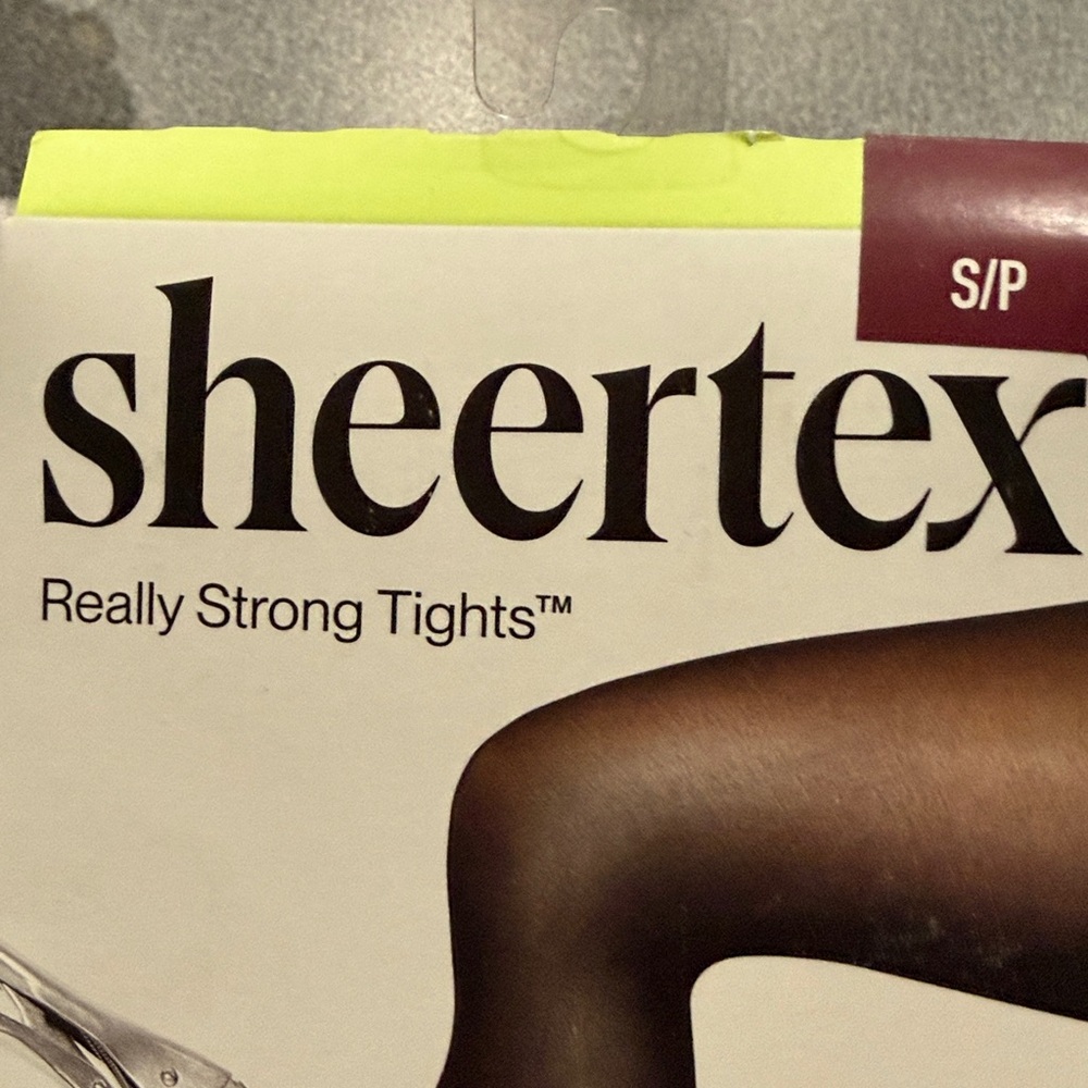 Sheertex Classic Sheer Rip-Resist Sheer Tights NWT Size Small/P - Picture 7 of 9